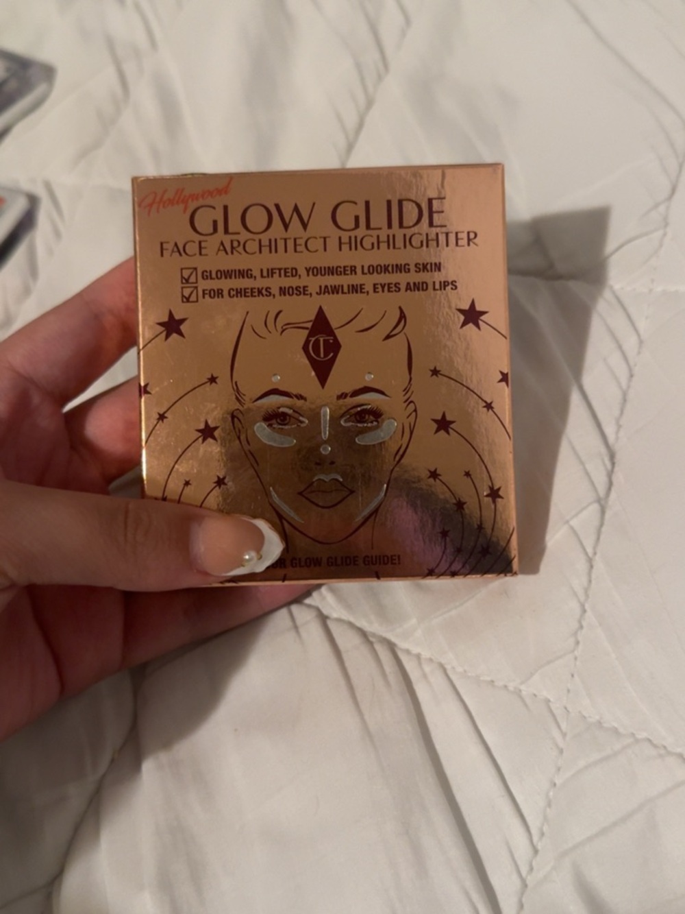Charlotte Tilbury Glow Glide Face Architect Highlighter - both